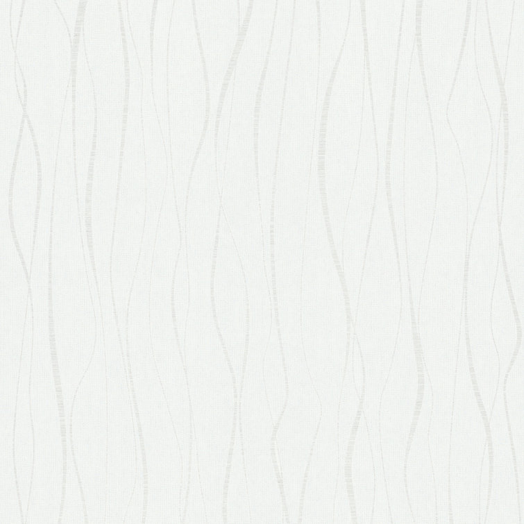 Metro Lane Areah Modern Vertical Wave Design 10m x 53cm Wallpaper Roll